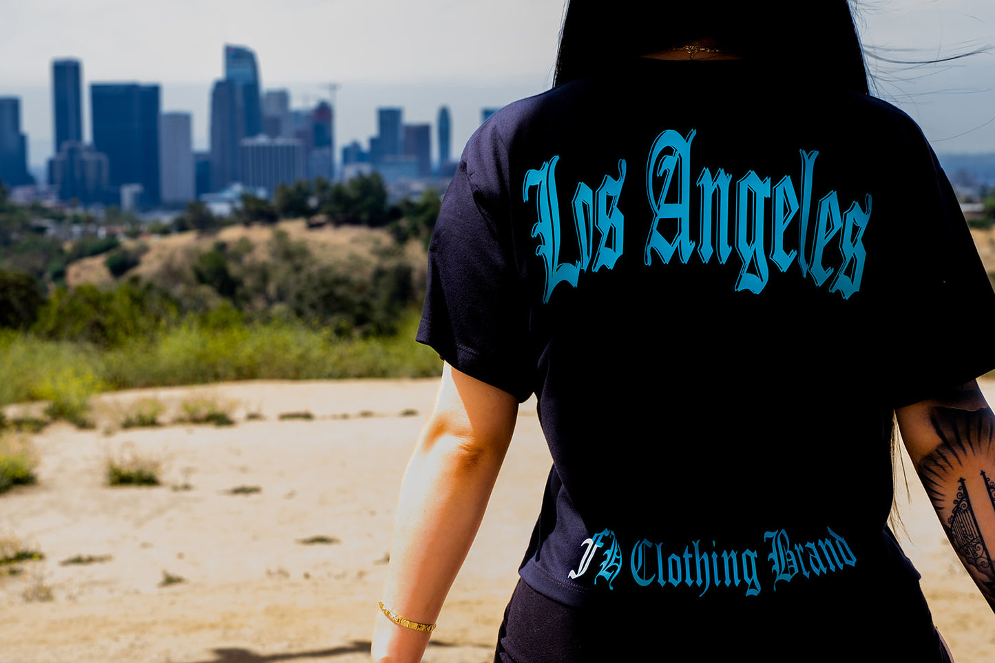 LA West Coast "Tiffany" CROP TOP