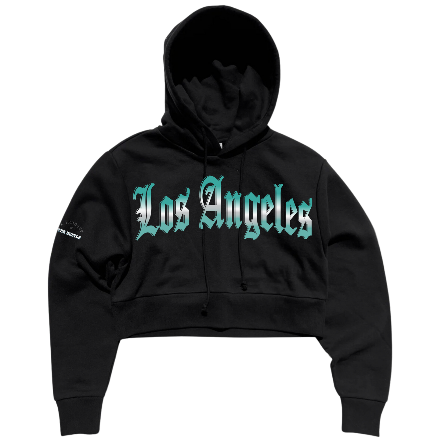 Los Angeles "Tiff Blu" Cropped Hoodie